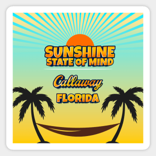 Callaway Florida - Sunshine State of Mind Sticker